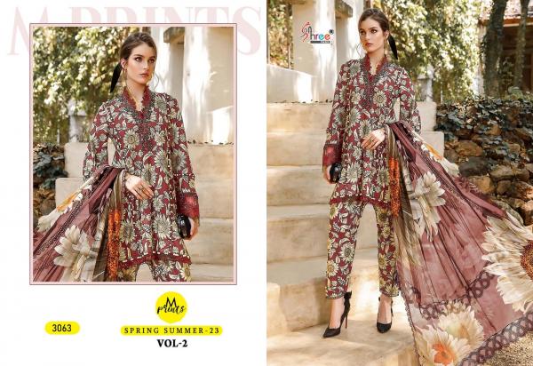 Shree M Prints Spring Summer 23 Vol 2 Chiffon Dupatta Pakistani Suits